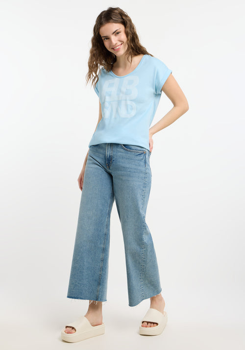 Elbsand 1/2 Shirt, blau, überschnittene Ärmel