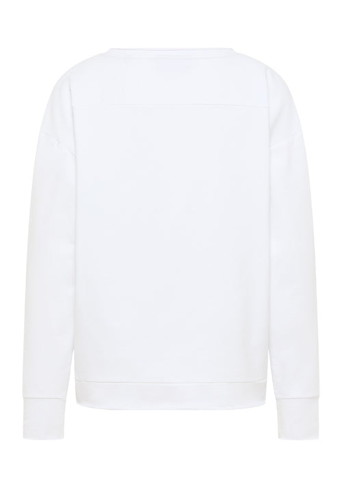 Elbsand Sweatshirt Ritva bright white/khaki