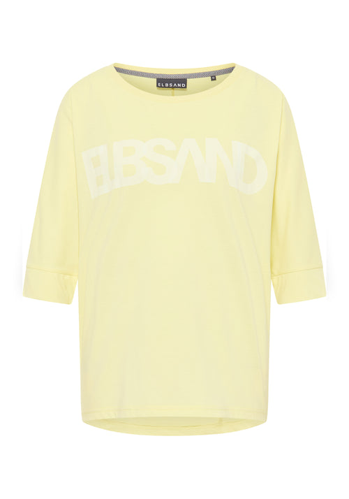 T-Shirt von Elbsand in gelb
