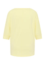 T-Shirt von Elbsand mit Fledermausärmeln in gelb