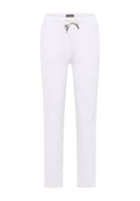 Elbsand Joggpants, Hose, Brine, bright white, weiß, Gummibund und Kordelzug