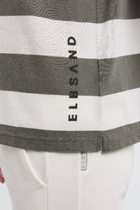 Elbsand Longsleeve Milia gestreift dark slate/cloud white