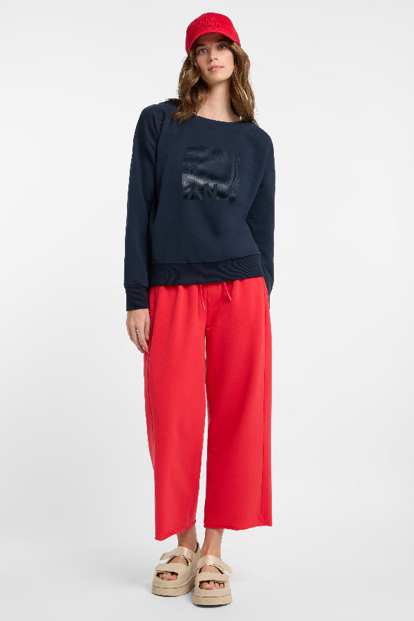 Elbsand Hose Neah barberry, verkürzte Beinlänge, Joggpants, rot