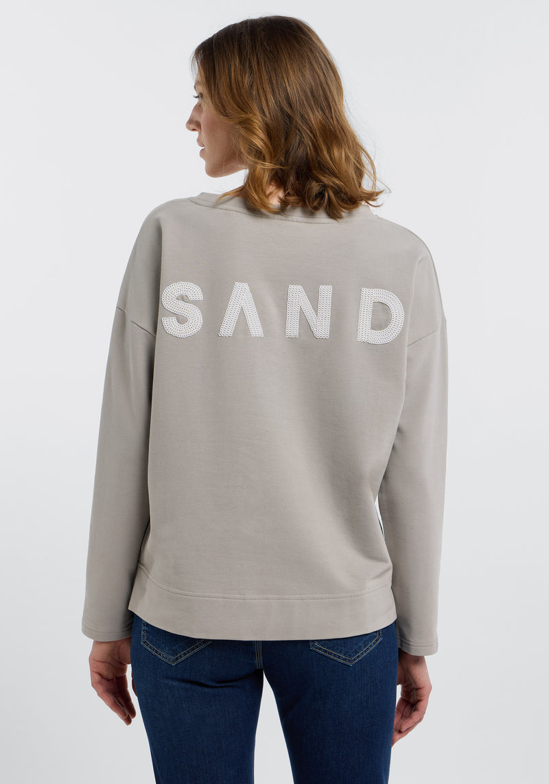 Elbsand Sweatshirt Alaia driftwood