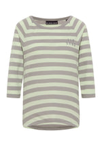 Elbsand Women T-Shirt Celin, seacrest/driftwood Stripes