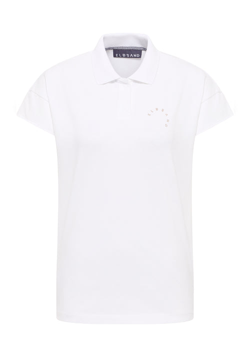 Elbsand Poloshirt, Torva, weiß, bright whight/soft mud
