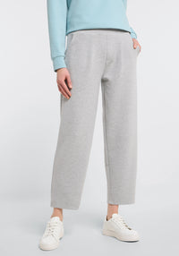 Elbsand Hose Piku cool heather grey, hellgrau, straight fit, gerades Bein, DAmen