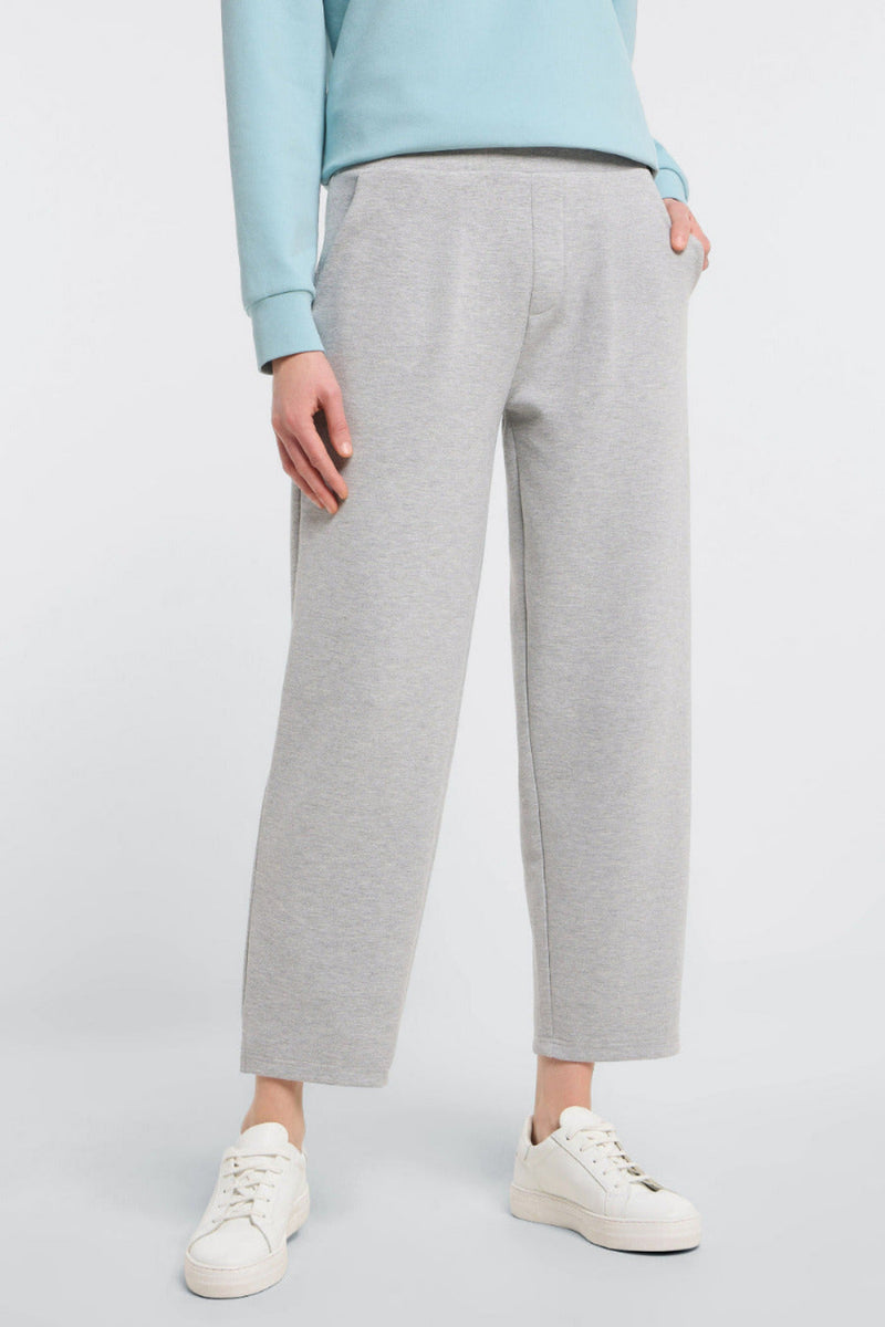 Elbsand Hose Piku cool heather grey, hellgrau, straight fit, gerades Bein, DAmen