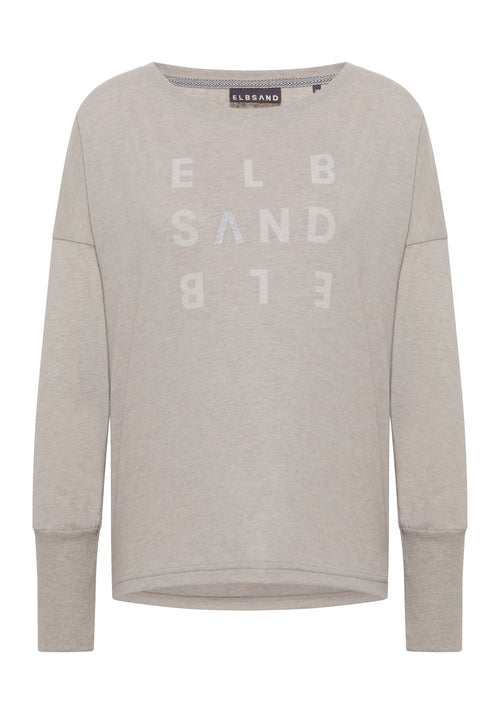 Elbsand Women Longsleeve, Shirt, Ingiara, driftwood melange