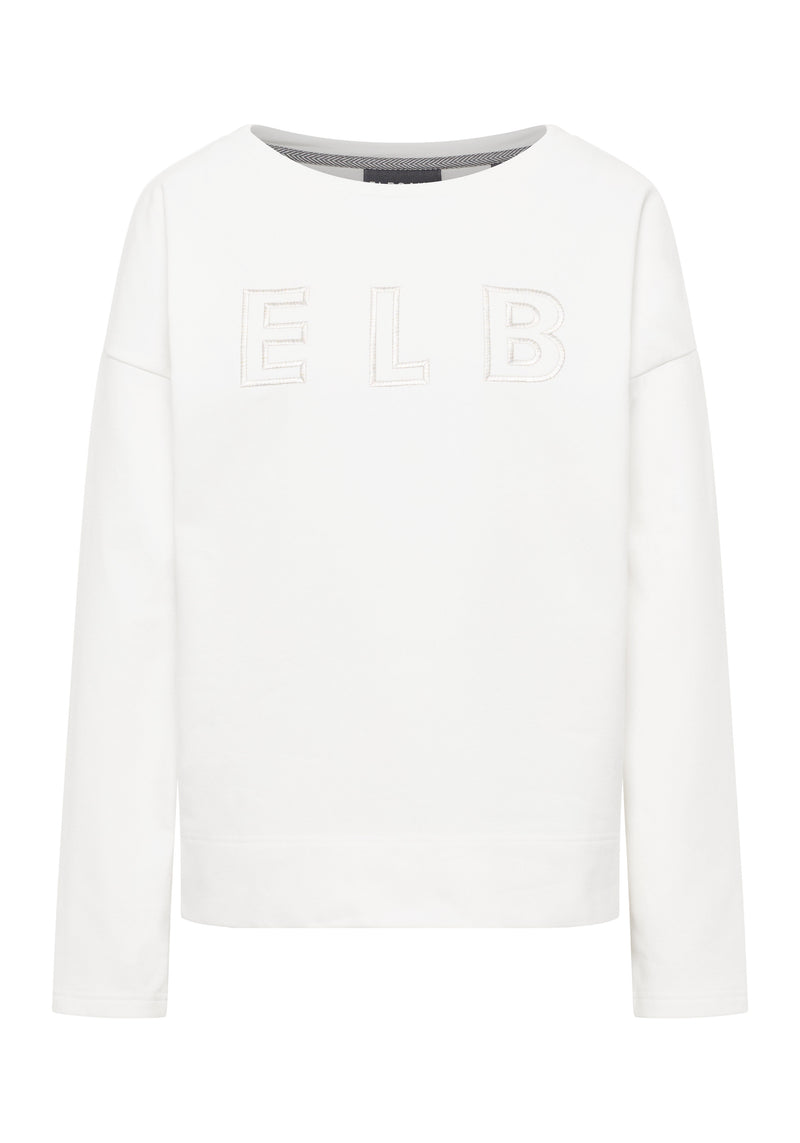 Elbsand Sweatshirt Anouk cloud white iridescent