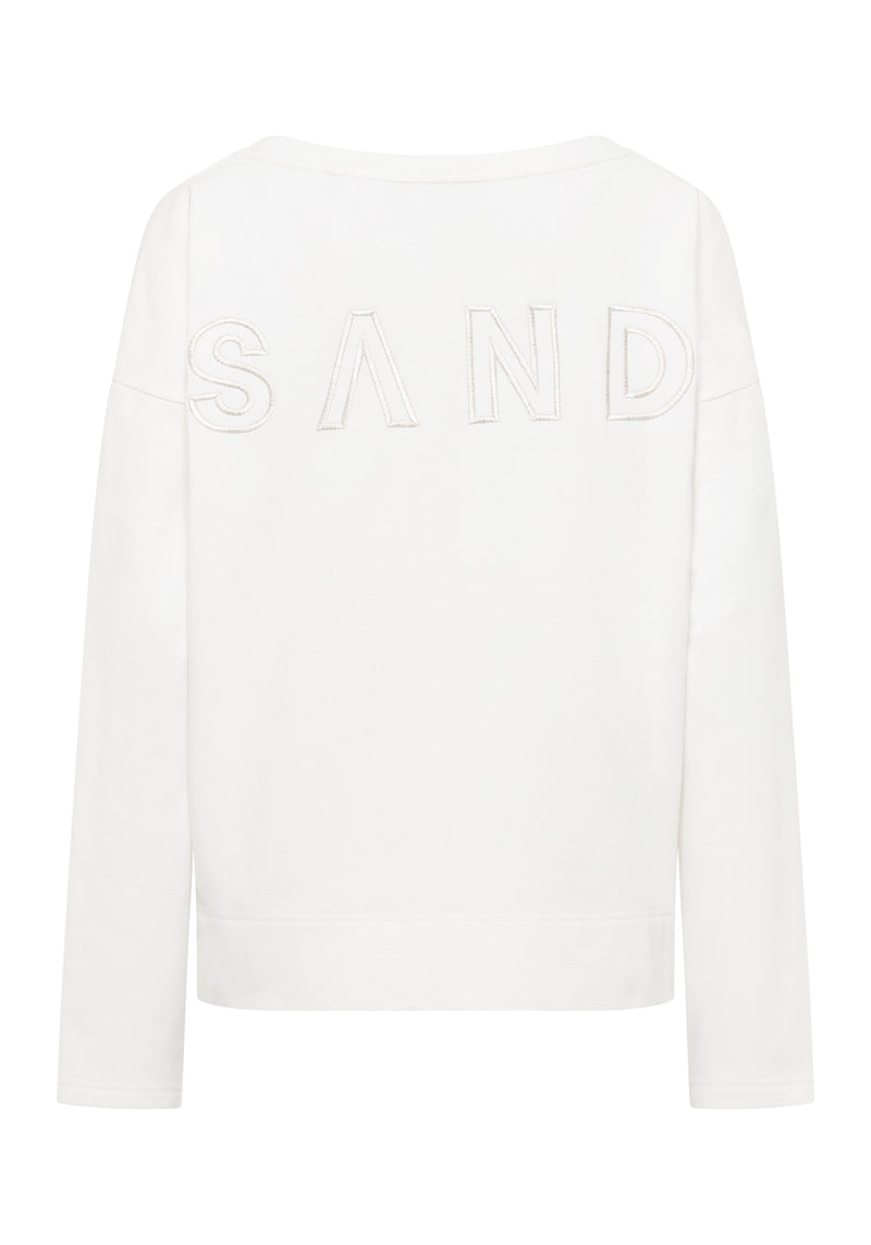 Elbsand Sweatshirt Anouk cloud white iridescent