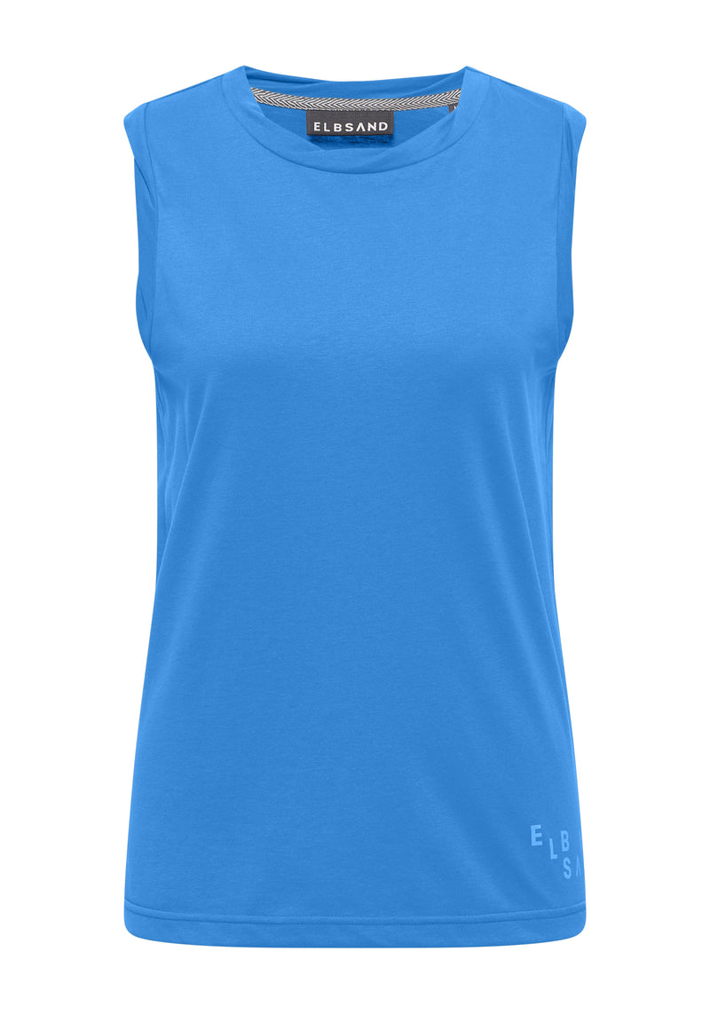Elbsand Tanktop Meevia, summer sea, blau, unifarben