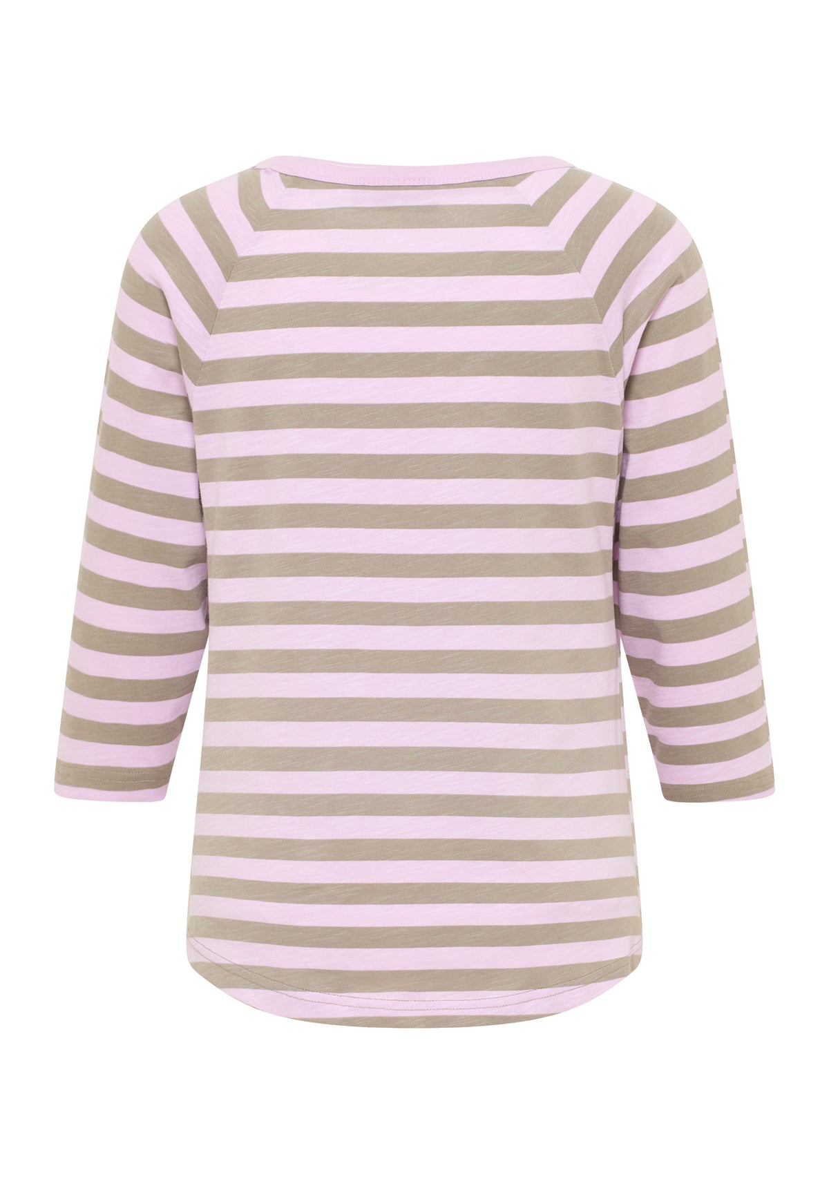 Elbsand, Streifenshirt, mit Streifen, beige/rosa