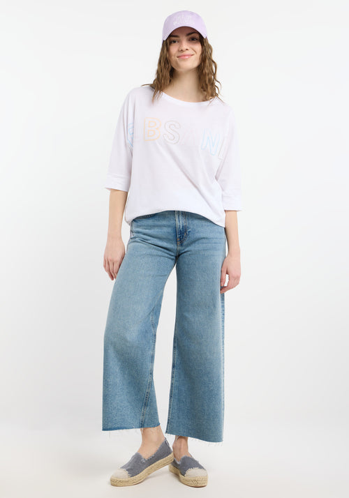 Elbsand T-Shirt, Imea, bright white, relaxed fit