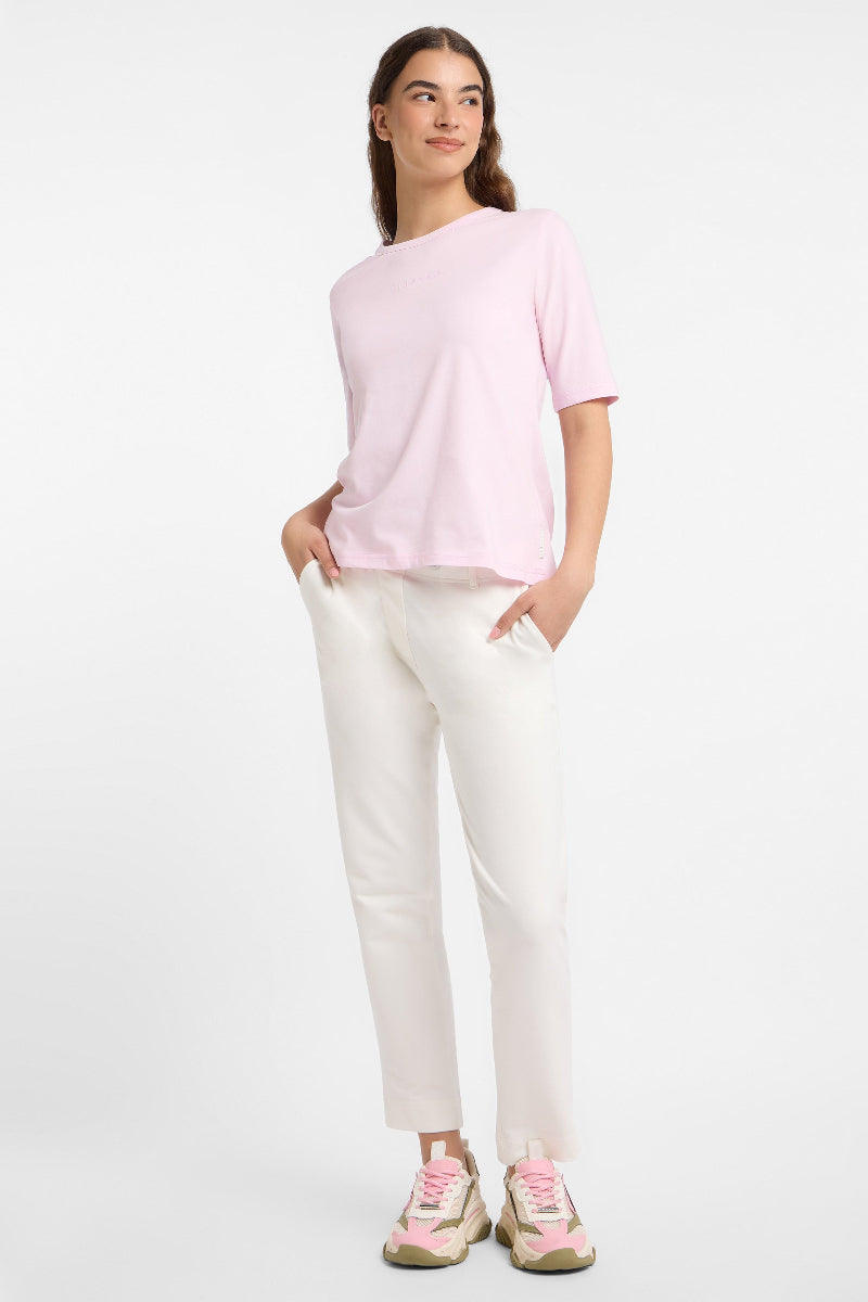 Elbsand T-Shirt Siva soft rose, rosa, unifarben, kurzärmlig, Rundhalsausschnitt