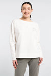 Elbsand Sweatshirt Aleah cloud white, Sweater, Pullover, Damen, creme, off-white, Rundhalsausschnitt