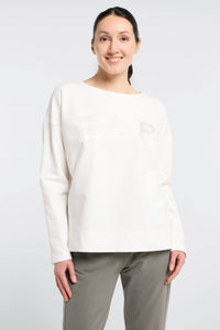 Elbsand Sweatshirt Aleah cloud white, Sweater, Pullover, Damen, creme, off-white, Rundhalsausschnitt