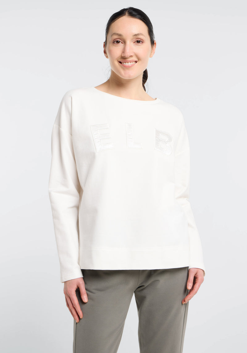 Elbsand Sweatshirt Aleah cloud white, Sweater, Pullover, Damen, creme, off-white, Rundhalsausschnitt