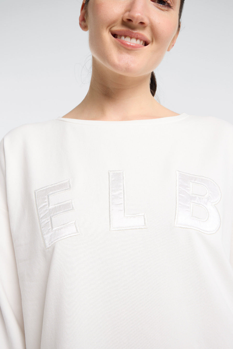 Elbsand Sweatshirt Aleah cloud white