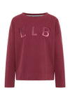 Elbsand Sweatshirt Aleah ruby, Sweater, Pullover, Damen, rot