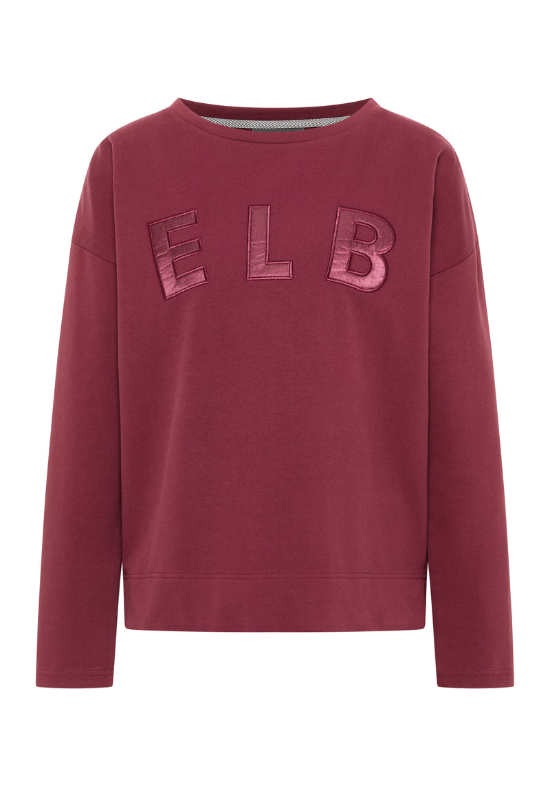 Elbsand Sweatshirt Aleah ruby, Sweater, Pullover, Damen, rot