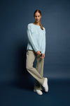 Elbsand Sweatshirt Aleah blue fog, Sweater, Pullover, hellblau, Damen, loose fit