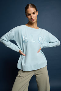 Elbsand Sweatshirt Aleah blue fog