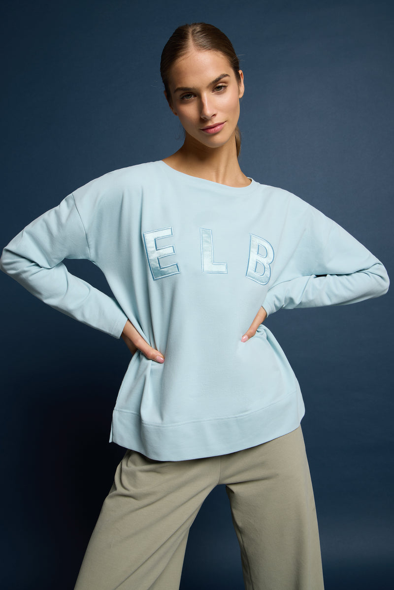 Elbsand Sweatshirt Aleah blue fog