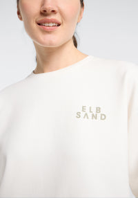 Elbsand Sweatshirt Caris cloud white/pale fern