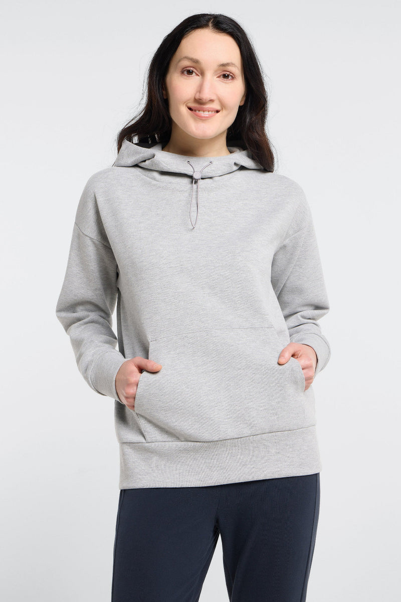 Elbsand Hoodie Niva cool heather grey, Kapuzenpulli, Damen, hellgrau