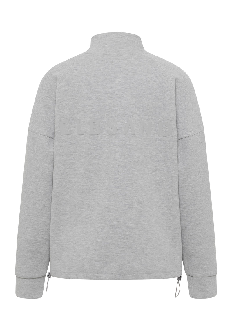 Elbsand Sweatjacke Iona cool heather grey