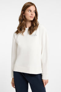 Elbsand Sweatshirt Tilla cloud white, Rundhalsausschnitt, Bündchen, loose fit, Rubberprint