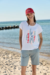 Elbsand T-Shirt Grima bright white