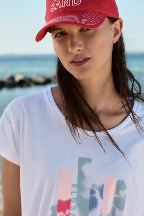 Elbsand T-Shirt Grima bright white