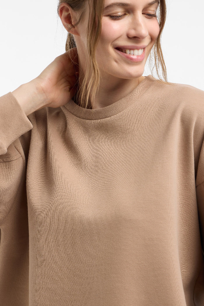 Elbsand Sweatshirt Qivi nougat