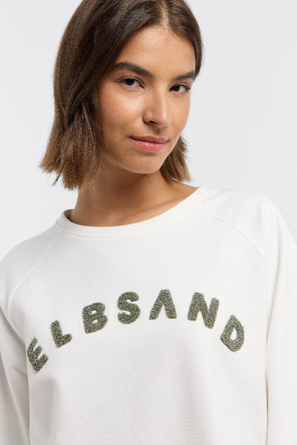 Elbsand Sweatshirt Zuza cloud white