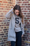Henriette Steffensen Fleecemantel/Cardigan elephant