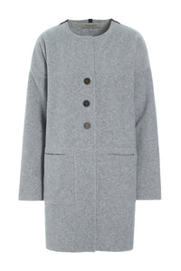 Henriette Steffensen Fleecemantel/Cardigan grey