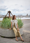 Henriette Steffensen Fleeceweste sand
