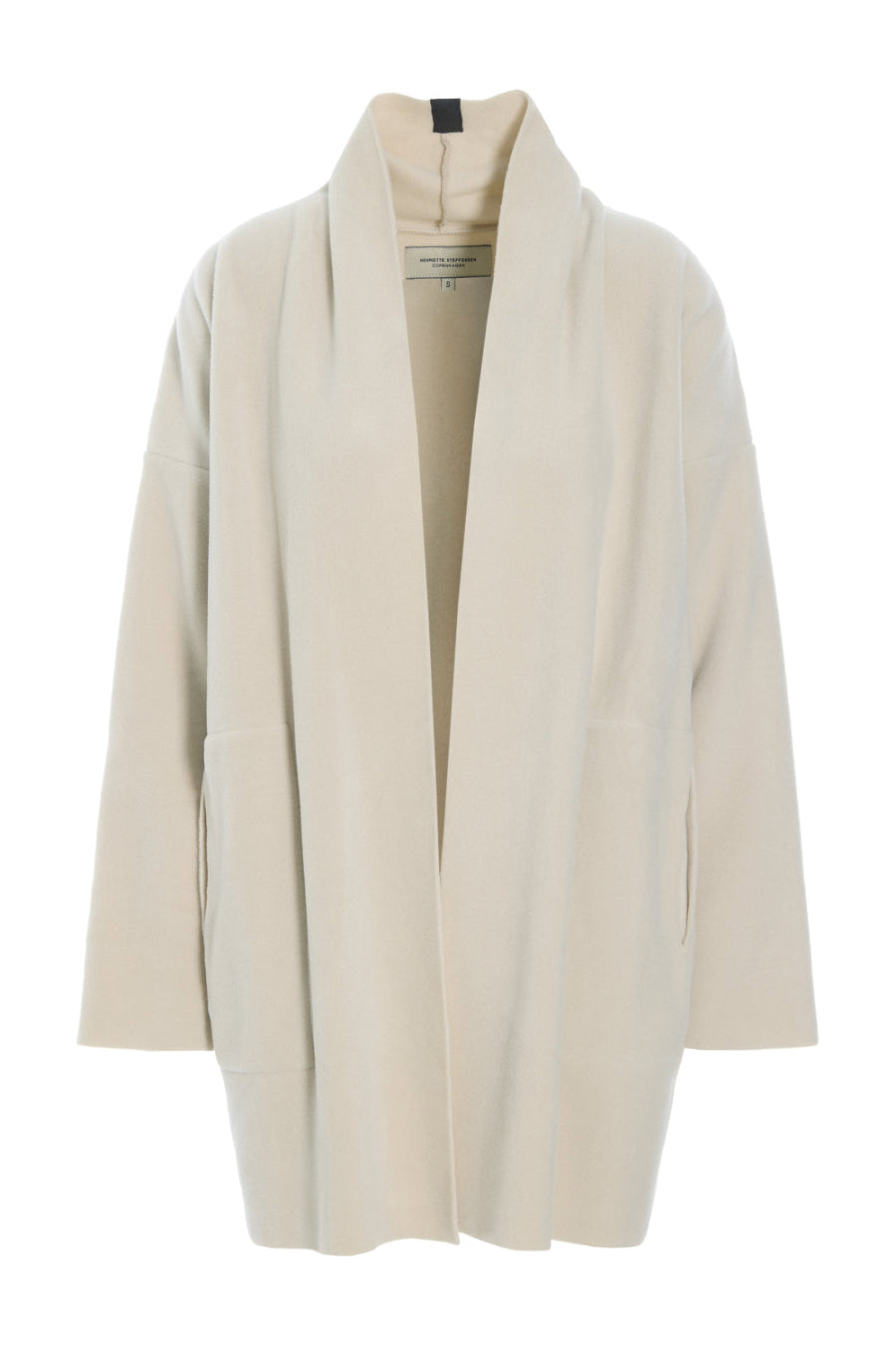 Henriette Steffensen Fleecemantel/Cardigan kit, Schalkragen, Taschen