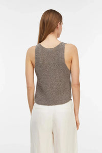 Comma Strickpullunder chocolate mounlié