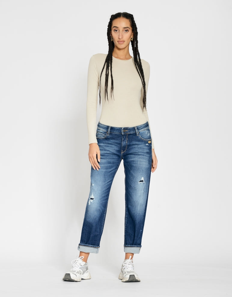 Gang Jeans 94Nadia Cropped, denim authentic, mid waist