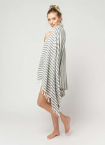 Espadrij Beachplaid/Handtuch Stripes ecru/marine