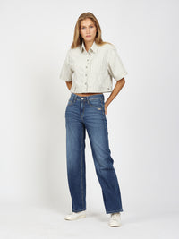 Gang Jeans 94Amelie Wide customary midblue