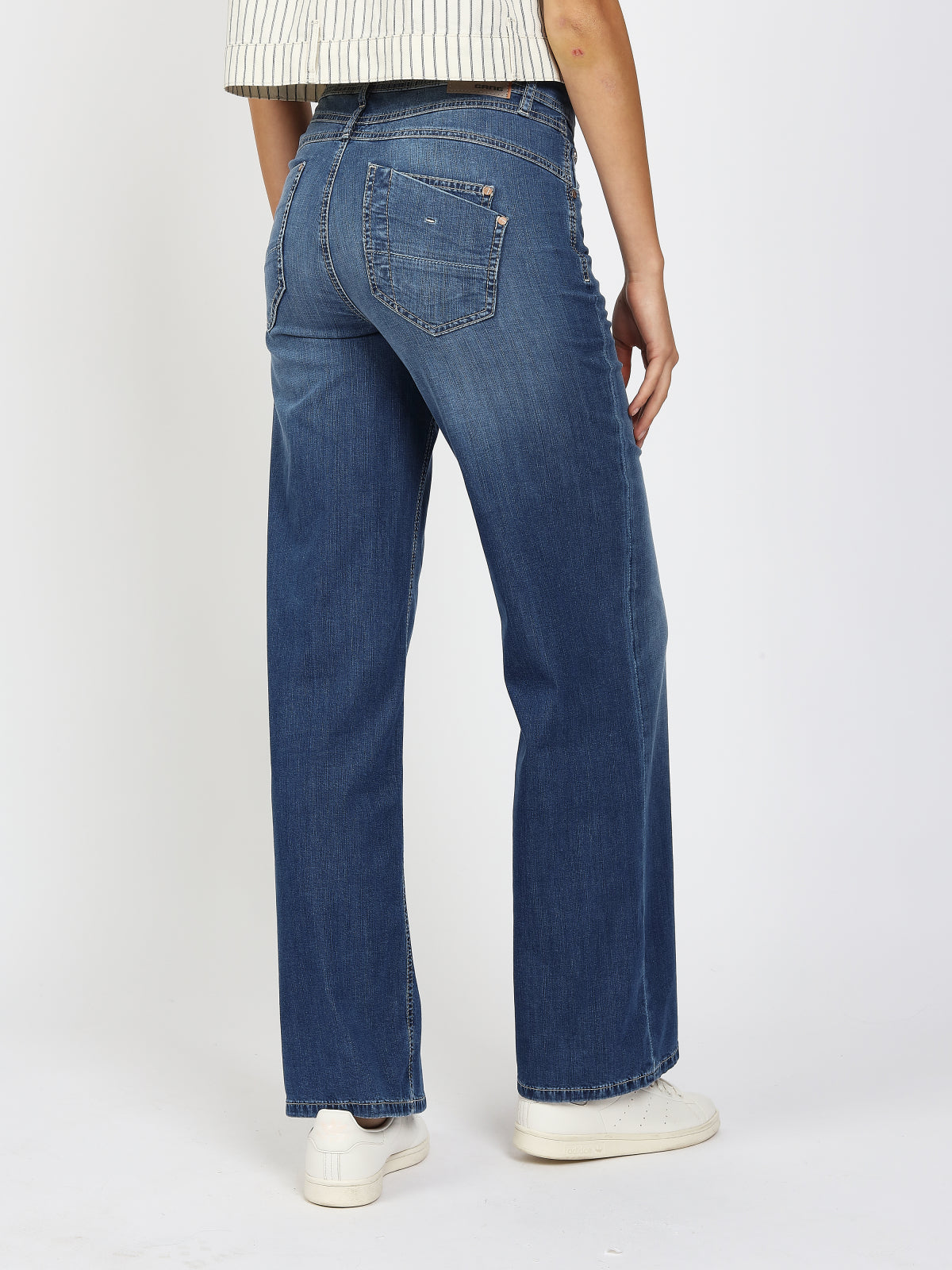 Gang Jeans 94Amelie Wide customary midblue
