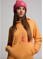 Elbsand Hoodie Nordika sunset orange melange