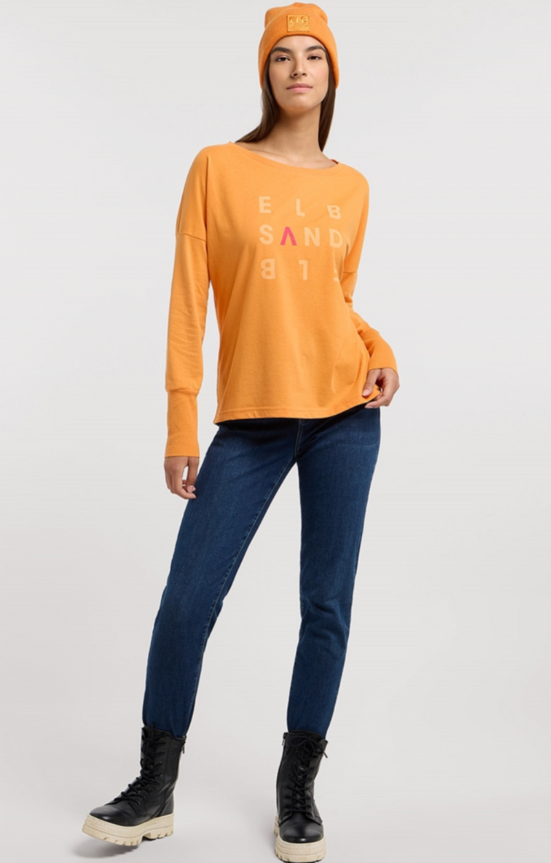 Elbsand Longsleeve Ingiara sunset orange