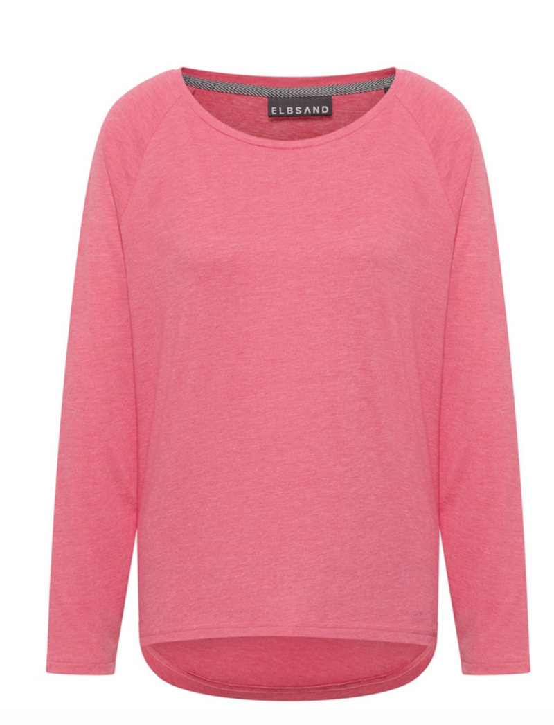 Elbsand Longsleeve Tira pink yarrow