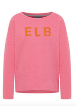 Elbsand Sweatshirt Aruna pink yarrow melange