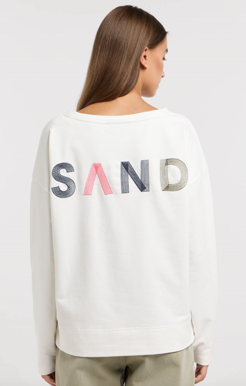 Elbsand Sweatshirt Arvi cloud white/multi